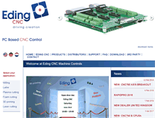 Tablet Screenshot of edingcnc.com